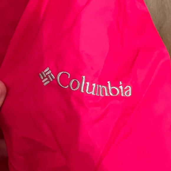 Hot Pink Columbia slicker/jacket. Size large - Picture 4 of 7